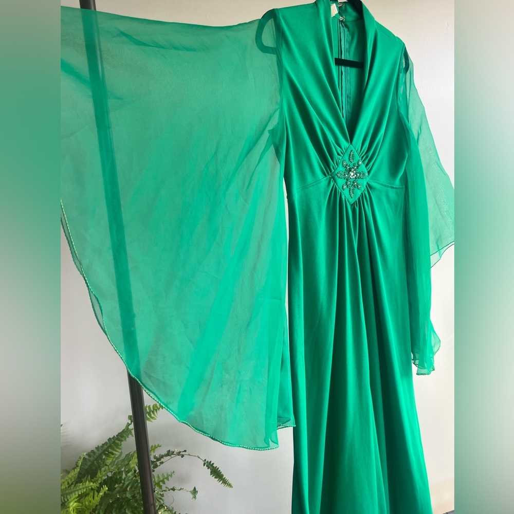 Vintage flutter gown
